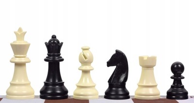 Šachové figúrky Staunton 6, plastové, kráľ 95 mm