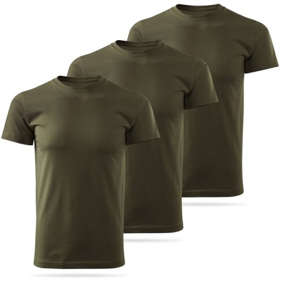 Zestaw 3 sztuk bawełnianych koszulek wojskowych Terytorialsów MON - 3PAK