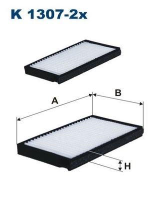 FILTRO CABINAS K1307-2X/FIL  