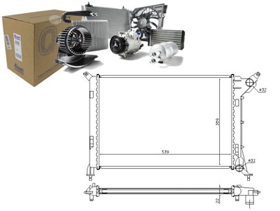 Nissens радіатор wody mini mini one r50. r53 фото №1