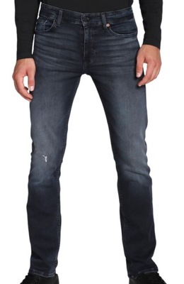 HUGO BOSS JEANSY SPODNIE JEANSOWE MĘSKIE 32/34