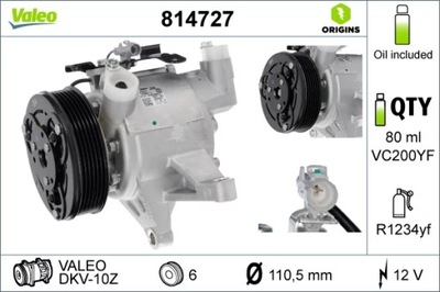 VALEO 814727 COMPRESOR DE ACONDICIONADOR  