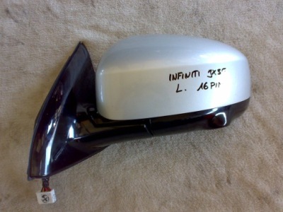 Infiniti jx35 qx60 зеркало левая idealne 16 pin. камера фото №1