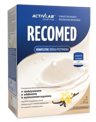 Activlab RecoMed lekárska výživa 6 vrecúšok Vanilka