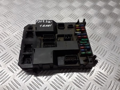 Коробка модуль bsi peugeot 307 1.6 hdi 9651197580 фото №1