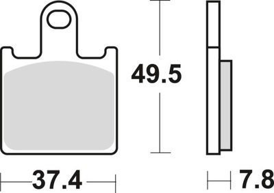 TRW LUCAS КОЛОДКИ ТОРМОЗНЫЕ KH417 SINTER STREET KAWASAKI ZX6R 07-16, Z 750 1