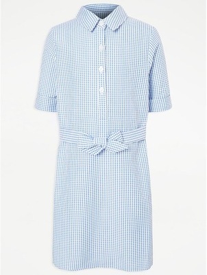 GEORGE sukienka w krateczkę Gingham 116-122 SALE