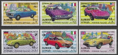 Adżman - samochody** (1971) SW 1430-1435