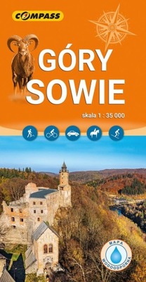 Góry Sowie mapa laminowana