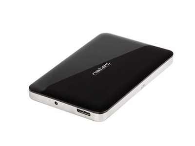 Obudowa na dysk HDD/SSD Natec Oyster 2 2,5" USB 3.0 SATA aluminium black sl