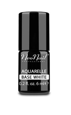 NEONAIL Baza hybrydowa do zdobień Aquarelle 5485-1 White 6ml