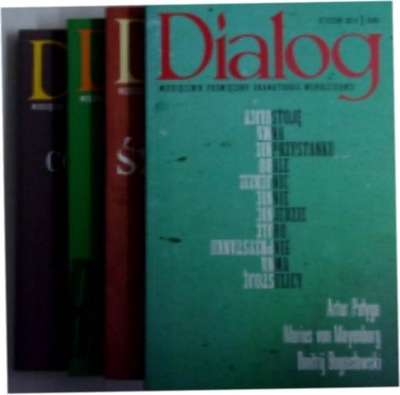 Dialog miesięcznik nr 1,3,11-12 z 2014 roku