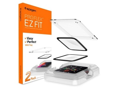 Szkło hybrydowe x2 Spigen ProFlex Ex Fit do Apple