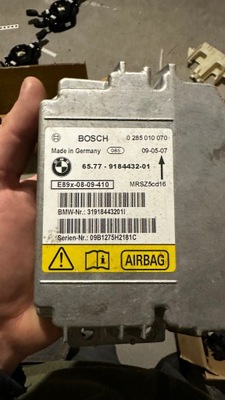 MÓDULO SENSOR AIR BAG E90 E87 9184432  