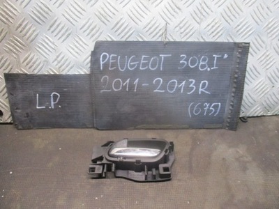 Ручка левый перед 9660525480 peugeot 308 i 11-13 r. фото №1