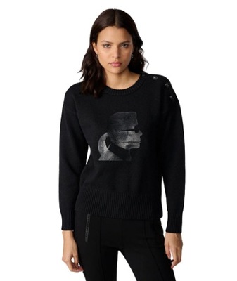 KARL LAGERFELD PARIS damski sweter TONAL KARL M