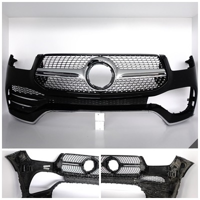 Mercedes gle w167 v167 amg 19- хром бампер перед фото №1