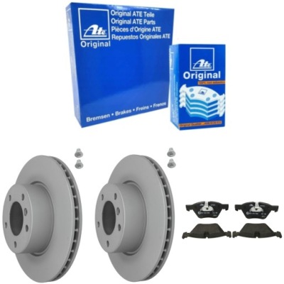 Гальмівні диски гальмівні + гальмівні колодки перед bmw 1 e81 e82 e88 фото №1