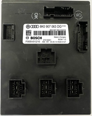 Модуль комфорту audi a4 b8 a5 8t q5 8r 8k0907063dg фото №1