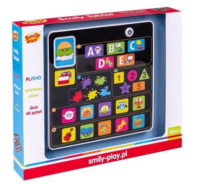 SMILY PLAY TABLET INTERAKTYWNY EDUKACYJNY