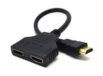 Adapter GEMBIRD DSP-2PH4-04 HDMI M - 2x HDMI, Splitter HDMI - 2x HDMI