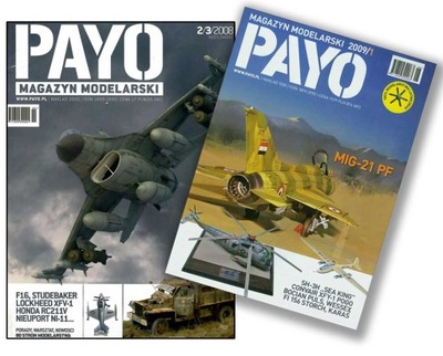 Zestaw 2 x Magazyn Modelarski Payo (dwa czasopisma)