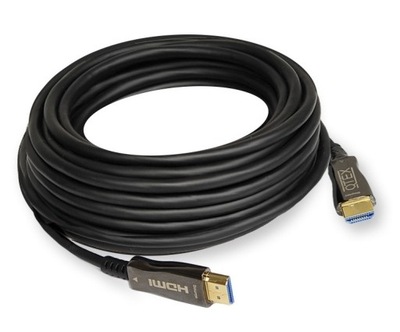 HFOC-100-10 Kabel hybrydowy (światłowód + miedź) HDMI 2.0