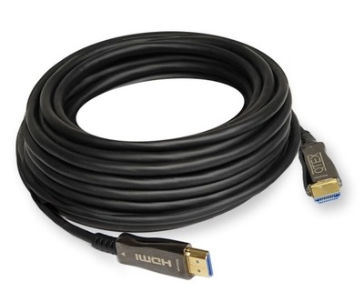 HFOC-100-25 Kabel hybrydowy (światłowód + miedź) HDMI 2.0