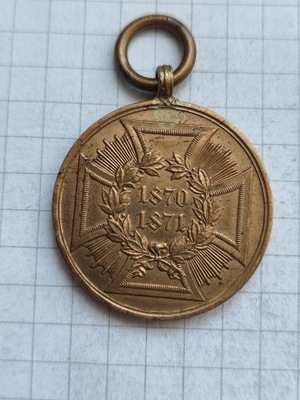 Medal za Wojnę Francusko Pruską 1870-71 Odznaczenie Niemcy
