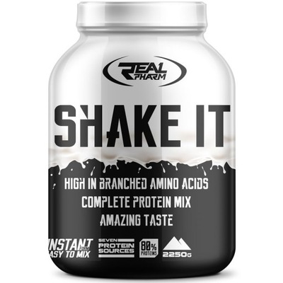 Real Pharm Shake It 2250g ANABOLIZM PRZYROST MASY SIŁA MIĘŚNIE