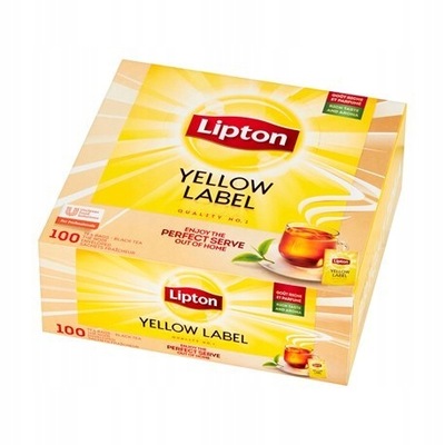 Herbata Lipton Yellow Label 100 szt. w kopertach