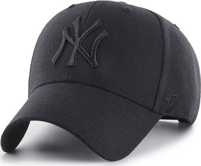 Czapka New York Yankees czarna r. uniwersalny