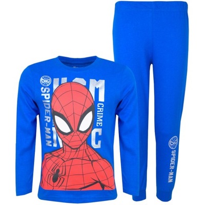Piżama Spiderman chłopięca niebieska 110