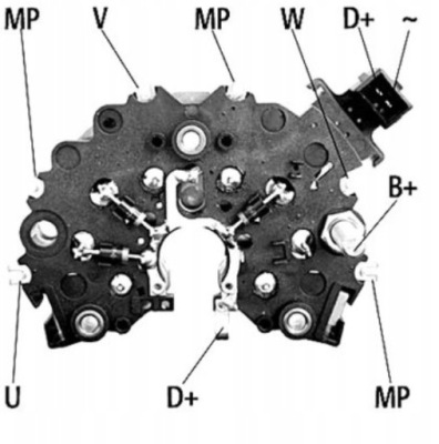 Модуль диод генератора huco 139464 фото №1