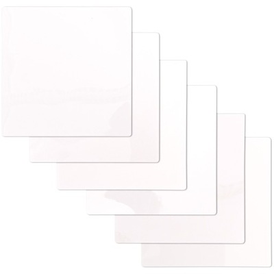 Karteczki suchościeralne - białe elektrostatyczne