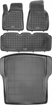 TESLA S LIFTBACK 2012- BAGAŻNIKI + КОВРИКИ