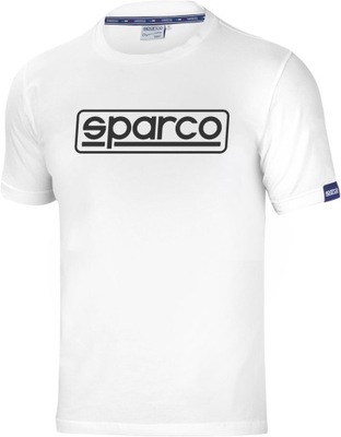 Koszulka t-shirt męska Sparco FRAME biała XL