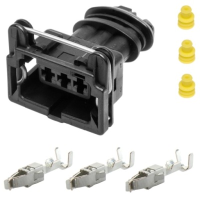 Штекер jpt 3-контактний фото №1