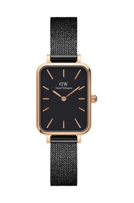 Daniel Wellington zegarek Quadro Pressed damski kolor różowy DW00100433
