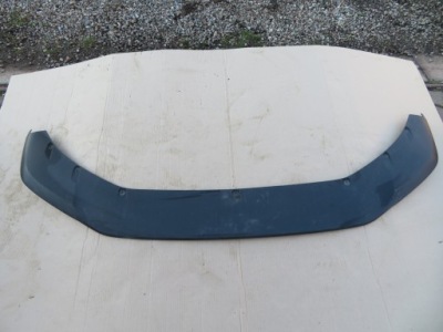 Накладка спойлер захист плита бампера перед porsche panamera ii 971 фото №1