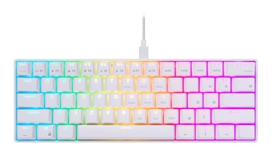 Klawiatura ISY Mechanic Mini RGB Biały IGK-5000-WT-US