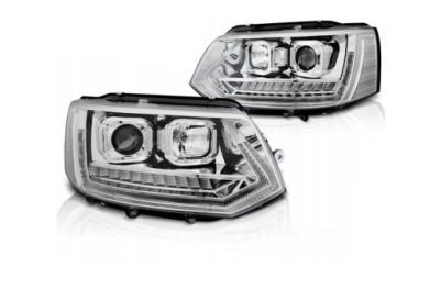 Лампы vw t5 2010-2015 led tube хром t6 look dts фото №1