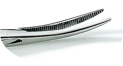 Jaxon szczypce z zakrzywioną końcówką 10cm AC-3102
