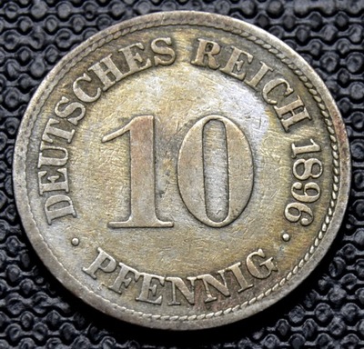 10 PFENNIG 1896 F