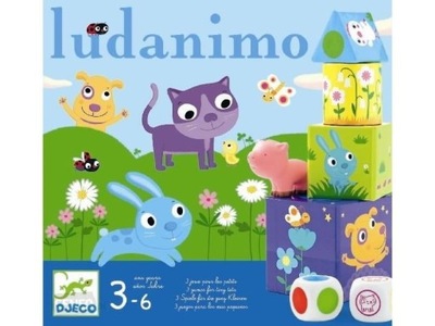 Djeco: zestaw gier 3w1 Ludanimo
