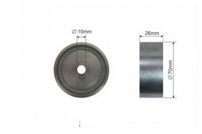 Caffaro ролик ремень hyundai santa fe ii 2.4 cm фото №1