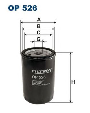 FILTRAS ALYVOS FILTRON OP 526 AUDI 100 