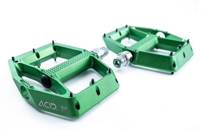 Pedały platformowe Cube ACID Flat A3-ZP green