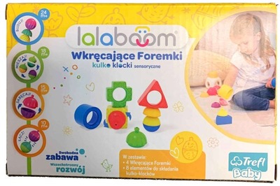 Kulko-klocki lalaboom - Wkręcające Foremki 61466