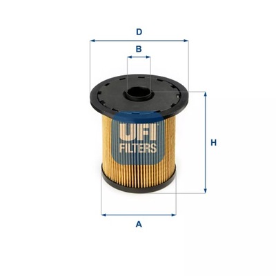 ФІЛЬТР ПАЛИВА UFI 26.690.00